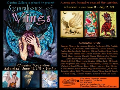 a symphony of wings @ cactus gallery